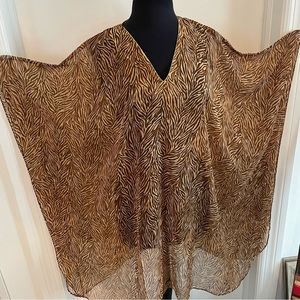 COVERUP or DRESS! Animal Print! Caftan!